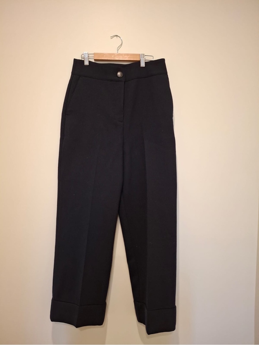 Sezane Damon Trousers — Navy EU 38 - Picture 3 of 7